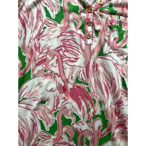 Lilly Pulitzer Palmetto Pink‎ Colony Flamingo Dress XS - Picture 4 of 5